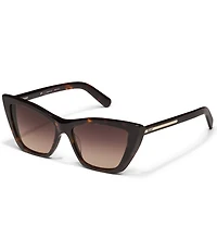 QUAY Women's Set In Stone 55mm Cat Eye Sunglasses