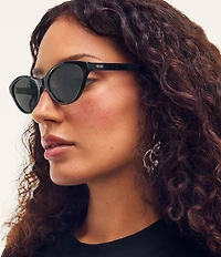 QUAY Women's Talk Nice 39mm Cat Eye Sunglasses