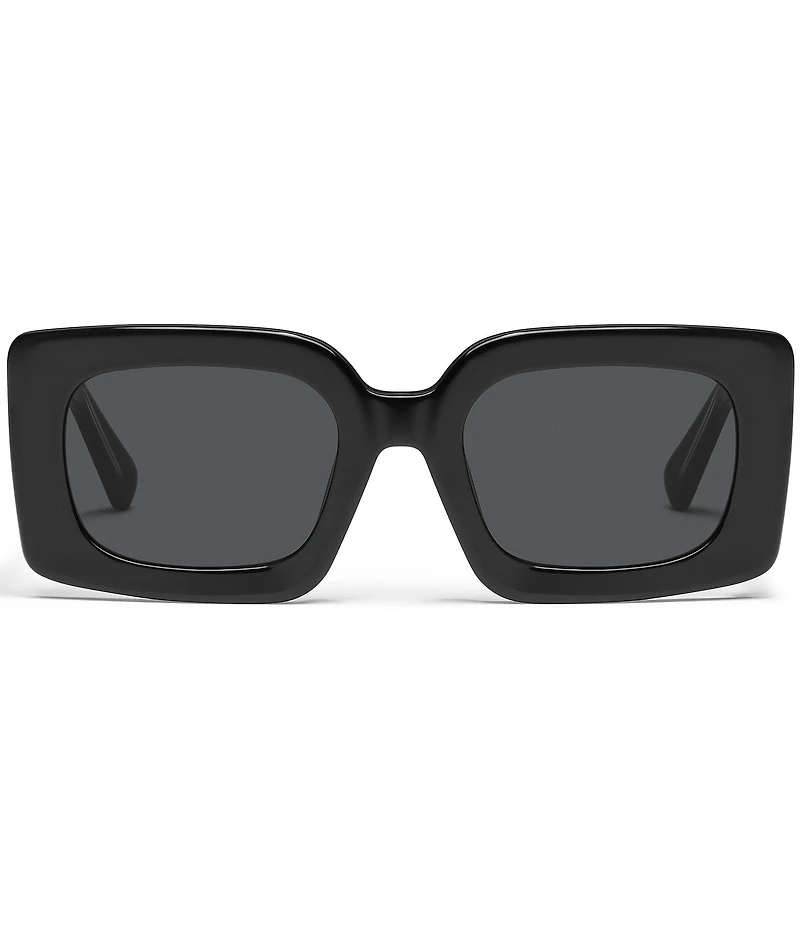 QUAY Women's Talk Show 53mm Rectangle Sunglasses