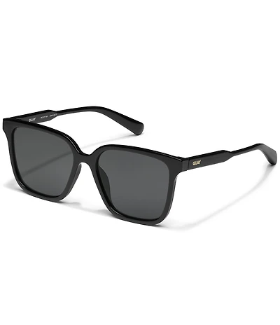 QUAY Women's Try Me 55mm Polarized Square Sunglasses