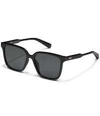 QUAY Women's Try Me 55mm Polarized Square Sunglasses