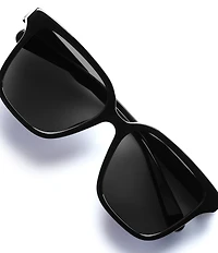 QUAY Women's Try Me 55mm Polarized Square Sunglasses
