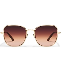 QUAY Women's Uptown 54mm Square Sunglasses