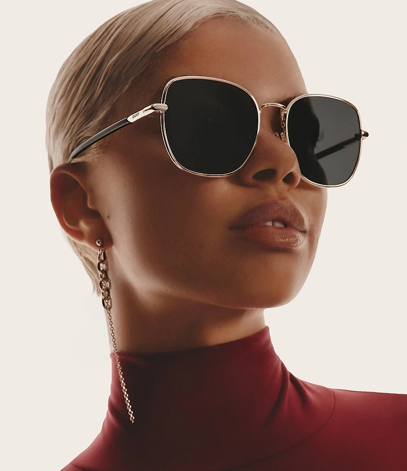 QUAY Women's Uptown 54mm Square Sunglasses