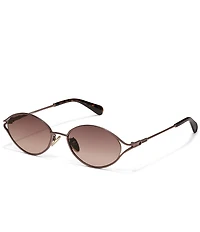 QUAY Women's You Wish 55mm Retro Round Sunglasses
