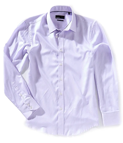Quieti Dobby Stripe Long Sleeve Woven Shirt