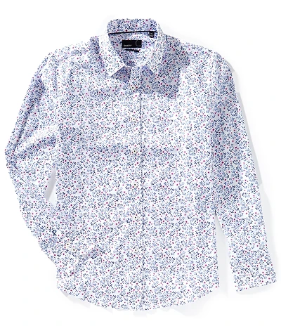 Quieti Floral Print Long Sleeve Woven Shirt