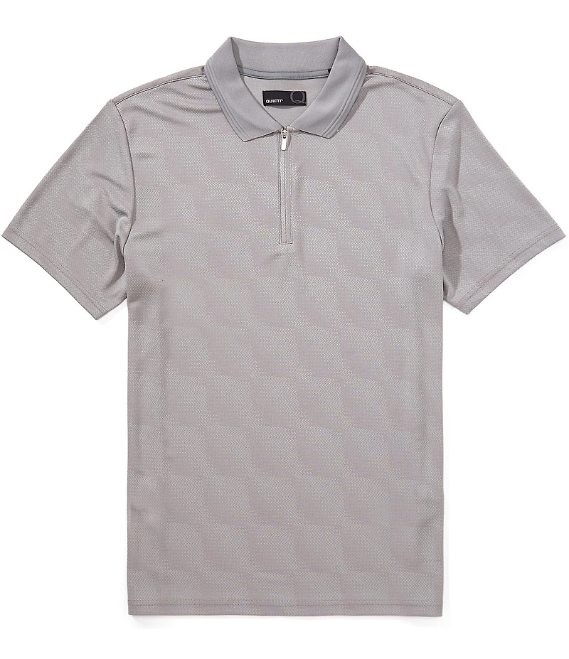 Quieti Two-Tone Short Sleeve Polo Shirt