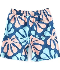 Quiksilver Big Boys Navy Floral Volley Shorts