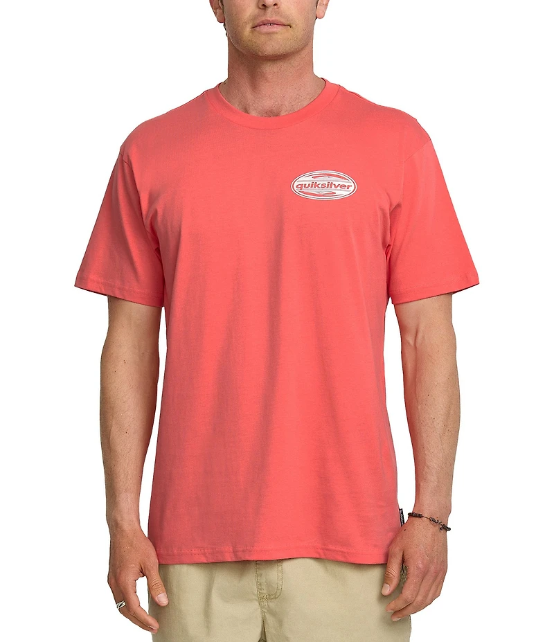 Quiksilver 2000S Boarding Graphic Short Sleeve T-Shirt