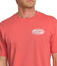 Quiksilver 2000S Boarding Graphic Short Sleeve T-Shirt