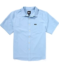 Quiksilver Allport Classic Short Sleeve Plaid Woven Shirt