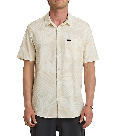 Quiksilver Aruba Palm Short Sleeve Woven Shirt