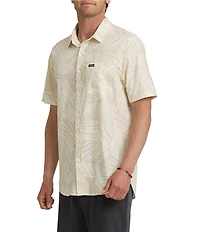 Quiksilver Aruba Palm Short Sleeve Woven Shirt