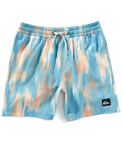 Quiksilver Big Boys Everday Mix Tie-Dye-Print Volley Shorts