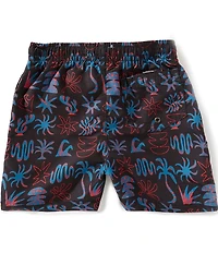 Quiksilver Big Boys Graphic Navy Symbol Everyday Volleyball Shorts