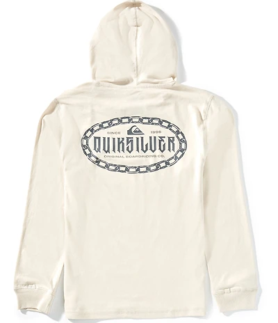 Quiksilver Big Boys Long Sleeve Chained Hooded T-Shirt