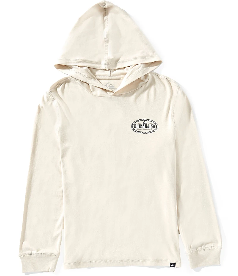 Quiksilver Big Boys Long Sleeve Chained Hooded T-Shirt