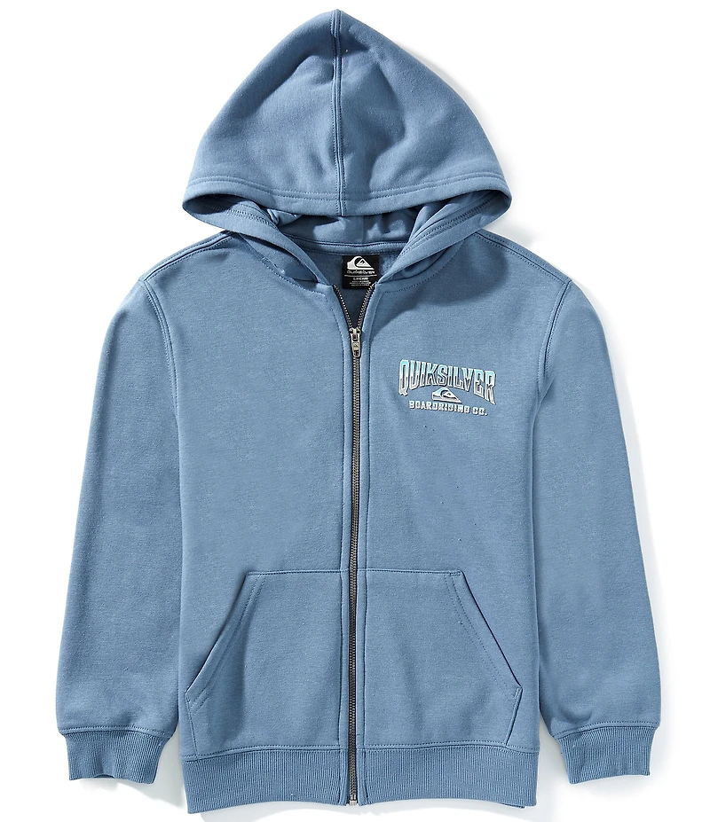 Quiksilver Big Boys Long Sleeve Chrome Tribe Zip Hoodie