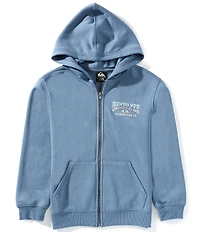 Quiksilver Big Boys Long Sleeve Chrome Tribe Zip Hoodie
