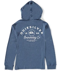Quiksilver Big Boys Long Sleeve Navy Setter Hooded Pullover