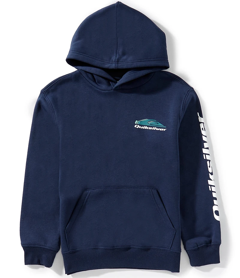 Quiksilver Big Boys Long Sleeve Omni Woven Hoodie