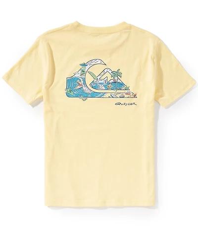Quiksilver Big Boys Paradise Logo Short Sleeve T-Shirt