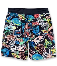 Quiksilver Big Boys Printed Volley Swim Trunks
