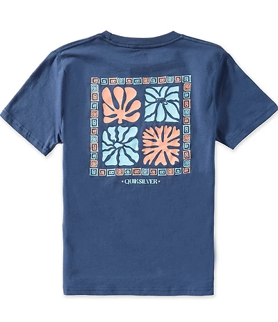Quiksilver Big Boys Short Sleeve Navy Free Flow T-Shirt