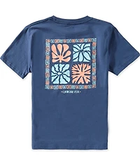 Quiksilver Big Boys Short Sleeve Navy Free Flow T-Shirt