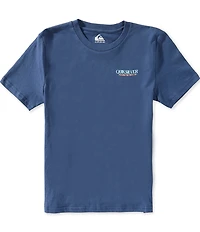 Quiksilver Big Boys Short Sleeve Navy Free Flow T-Shirt