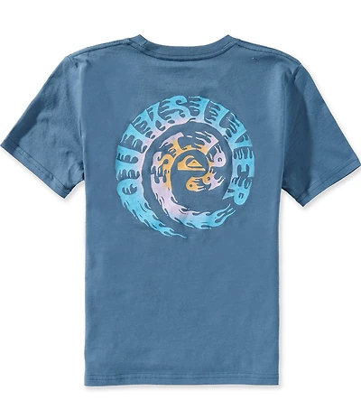 Quiksilver Big Boys Short Sleeve Spiral Saw T-Shirt
