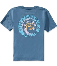 Quiksilver Big Boys Short Sleeve Spiral Saw T-Shirt