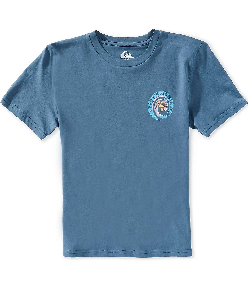 Quiksilver Big Boys Short Sleeve Spiral Saw T-Shirt