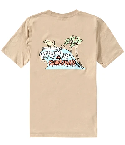 Quiksilver Big Boys Short Sleeve Dog Wave T-Shirt