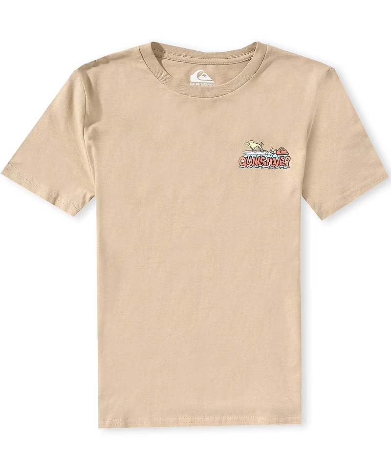 Quiksilver Big Boys Short Sleeve Dog Wave T-Shirt