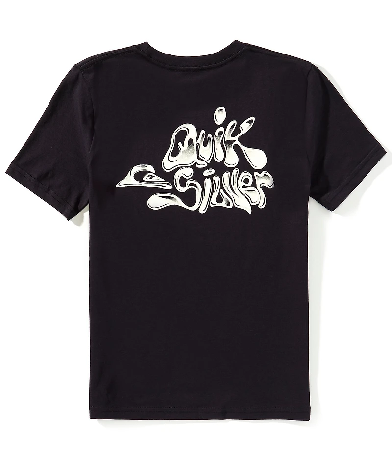 Quiksilver Big Boys Short Sleeve Glob Black T-Shirt