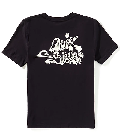 Quiksilver Big Boys Short Sleeve Glob Black T-Shirt