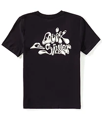Quiksilver Big Boys Short Sleeve Glob Black T-Shirt