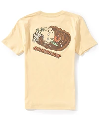 Quiksilver Big Boys Short Sleeve Hot Cocoa Wave Graphic T-Shirt