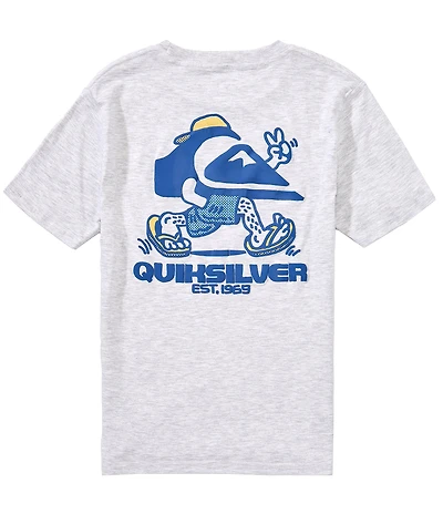 Quiksilver Big Boys Short Sleeve Logo Walker T-Shirt