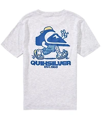 Quiksilver Big Boys Short Sleeve Logo Walker T-Shirt