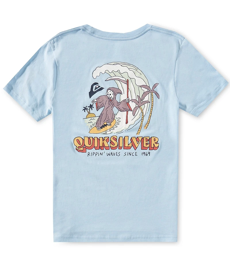 Quiksilver Big Boys Short Sleeve Reaper Surfer T-Shirt