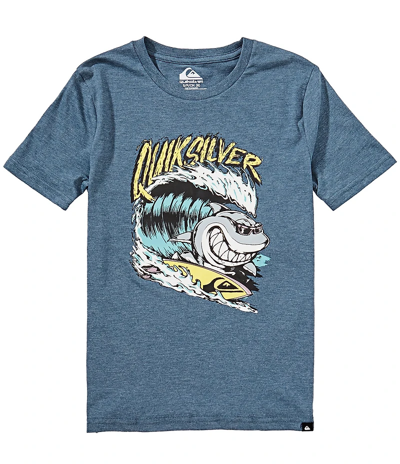 Quiksilver Big Boys Short Sleeve Shark Attack T-Shirt