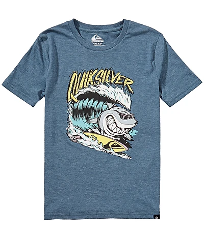 Quiksilver Big Boys Short Sleeve Shark Attack T-Shirt