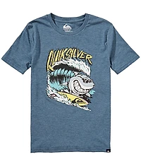 Quiksilver Big Boys Short Sleeve Shark Attack T-Shirt