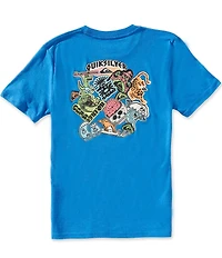 Quiksilver Big Boys Short Sleeve Sticker T-Shirt