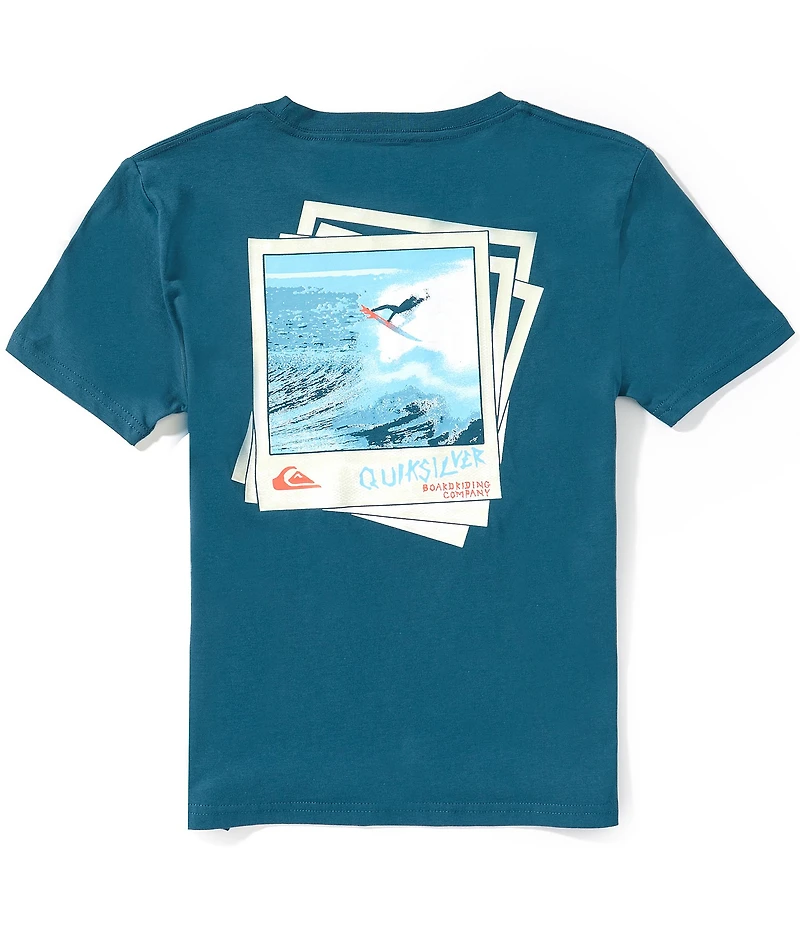 Quiksilver Big Boys Short Sleeve Surf Snapshot T-Shirt