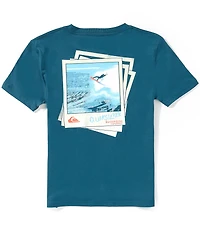 Quiksilver Big Boys Short Sleeve Surf Snapshot T-Shirt