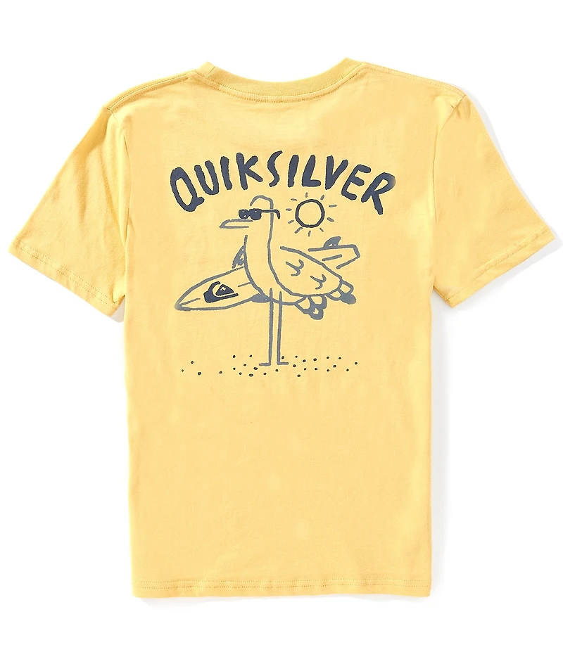 Quiksilver Big Boys Short Sleeves Seagull Stand T-shirt